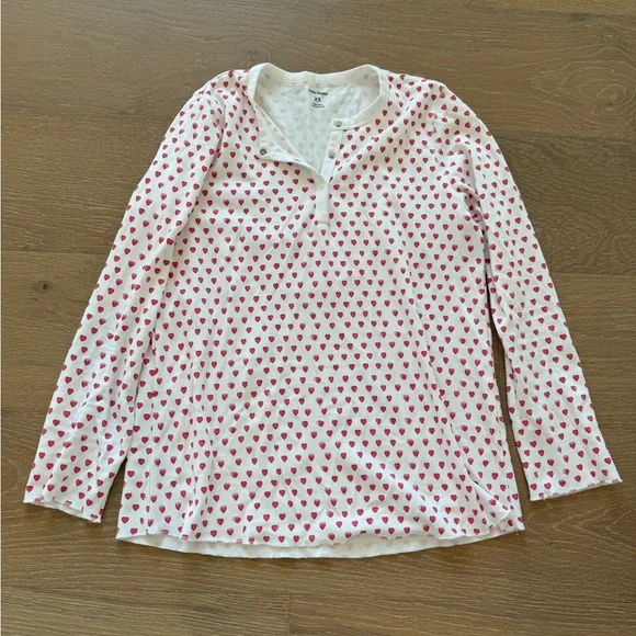 Roller Rabbit Pink Hearts Pajamas Size XS - Picture 2 of 6